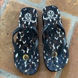 Tory Burch Wedge Flip Flops